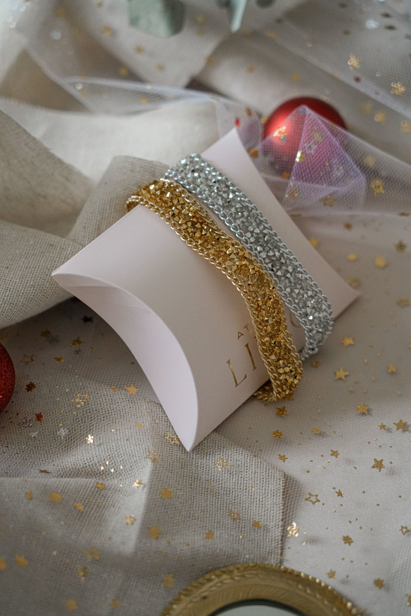 Suzie - Headband de cristaux et chaîne - Headband - Atelier Lilac
